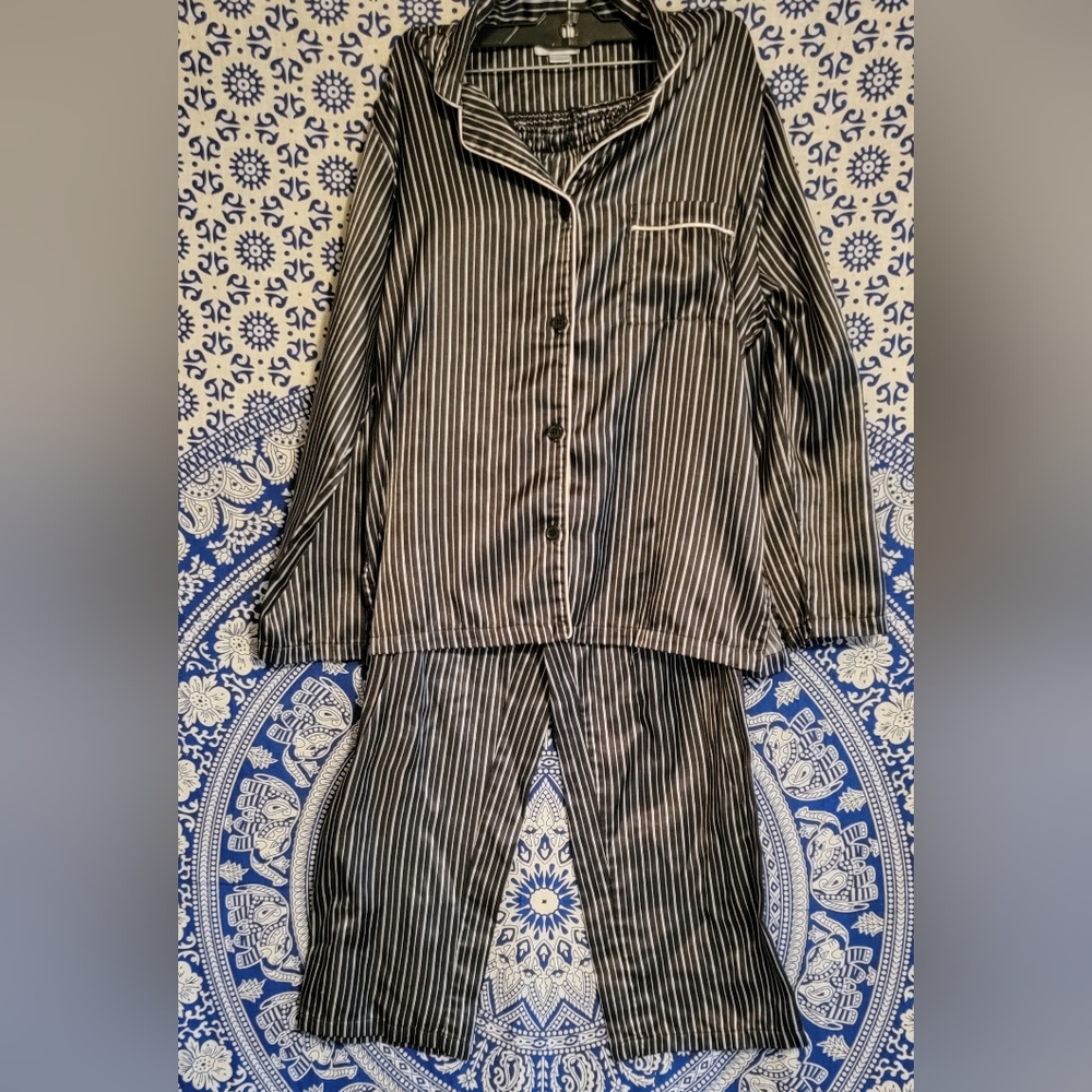 Winter silky pajama set